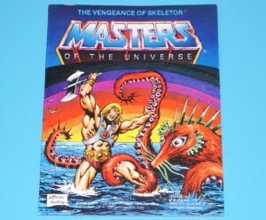 MOTU HE-MAN MASTERS OF THE UNIVERSE MINI COMIC VENGEANCE OF SKELETOR DE IT HONG KONG 1981 MATTEL