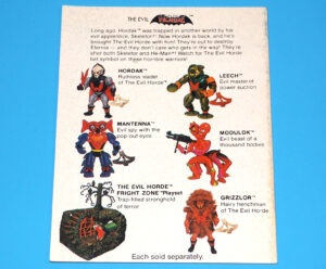 MOTU HE-MAN MASTERS OF THE UNIVERSE MINI COMIC TREACHERY OF MODULOK USA COO 1985 MATTEL