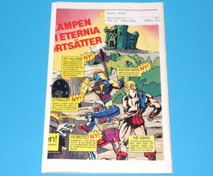 MOTU HE-MAN MASTERS OF THE UNIVERSE MAGAZINE ADVERT 1980s SCANDITOY SWEDEN MATTEL