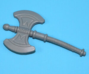 MOTU HE-MAN MASTERS OF THE UNIVERSE ORIGINAL SPARE PART HE-MAN AXE TAIWAN COO 1981 MATTEL