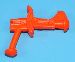 MOTU HE-MAN MASTERS OF THE UNIVERSE ORIGINAL SPARE PART MAN-E-FACES BLASTER GUN FRANCE 1983 MATTEL