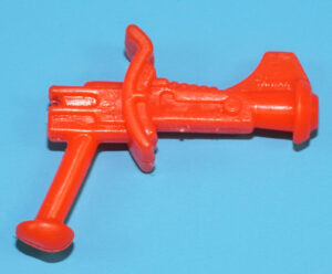 MOTU HE-MAN MASTERS OF THE UNIVERSE ORIGINAL SPARE PART MAN-E-FACES BLASTER GUN TAIWAN 1983 MATTEL