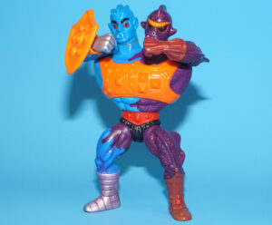 MOTU HE-MAN MASTERS OF THE UNIVERSE TWO-BAD ROUND BACK 100% COMPLETE MATTEL