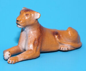 MODEL FIGURES ZOO SERIES LIONESS 1:32 SCALE 1955 REISLER DENMARK TIMPO BRITAINS ELASTOLIN