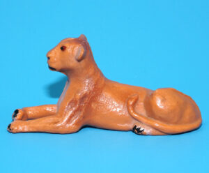 MODEL FIGURES ZOO SERIES LIONESS 1:32 SCALE 1962 REISLER DENMARK TIMPO BRITAINS ELASTOLIN