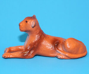 MODEL FIGURES ZOO SERIES LIONESS 1:32 SCALE 1962 REISLER DENMARK TIMPO BRITAINS ELASTOLIN