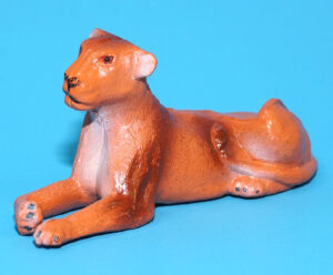 MODEL FIGURES ZOO SERIES LIONESS 1:32 SCALE 1962 REISLER DENMARK TIMPO BRITAINS ELASTOLIN