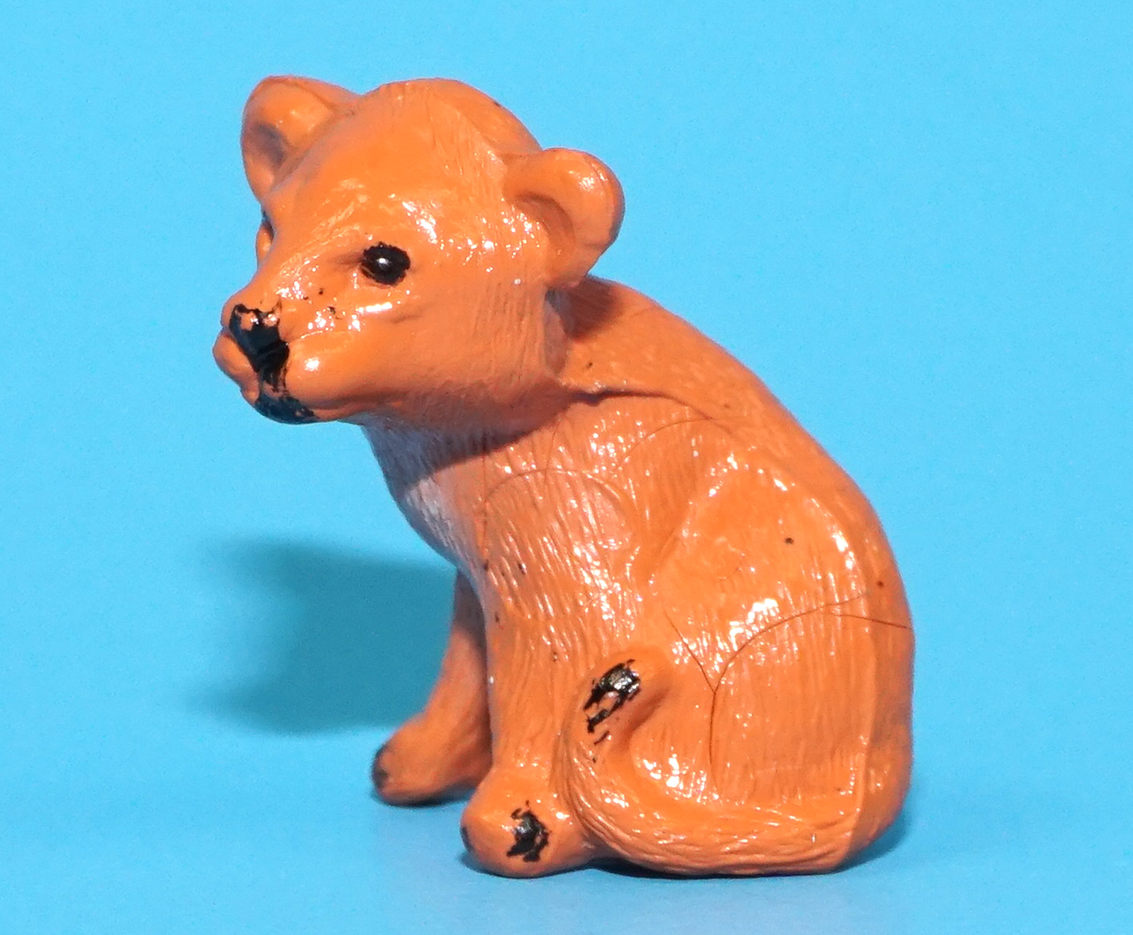 MODEL FIGURES ZOO SERIES LION CUB 1:32 SCALE 1962 REISLER DENMARK TIMPO BRITAINS ELASTOLIN - Image 2