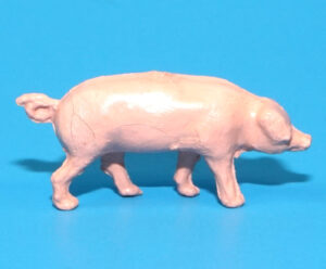 MODEL FIGURES FARM SERIES PIGLET 1:32 SCALE 1955 REISLER DENMARK TIMPO BRITAINS ELASTOLIN