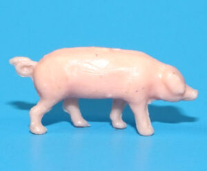 MODEL FIGURES FARM SERIES PIGLET 1:32 SCALE 1962 REISLER DENMARK TIMPO BRITAINS ELASTOLIN