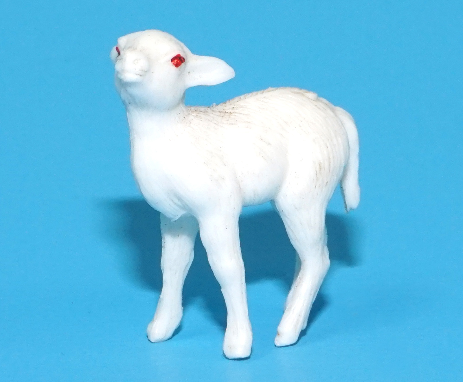 MODEL FIGURES FARM SERIES LAMB 1:32 SCALE 1960 REISLER DENMARK TIMPO BRITAINS ELASTOLIN - Image 2