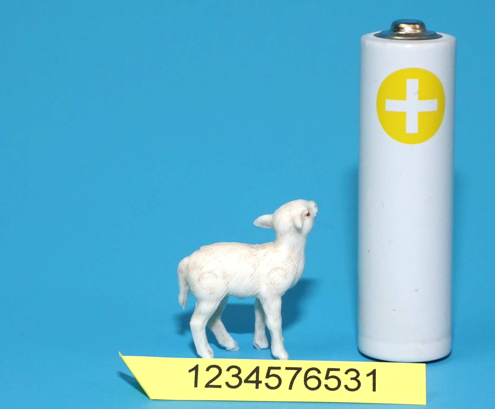 MODEL FIGURES FARM SERIES LAMB 1:32 SCALE 1960 REISLER DENMARK TIMPO BRITAINS ELASTOLIN - Image 3