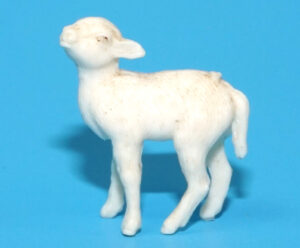 MODEL FIGURES FARM SERIES LAMB 1:32 SCALE 1962 REISLER DENMARK TIMPO BRITAINS ELASTOLIN