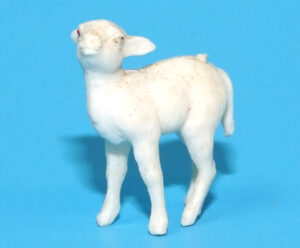 MODEL FIGURES FARM SERIES LAMB 1:32 SCALE 1962 REISLER DENMARK TIMPO BRITAINS ELASTOLIN