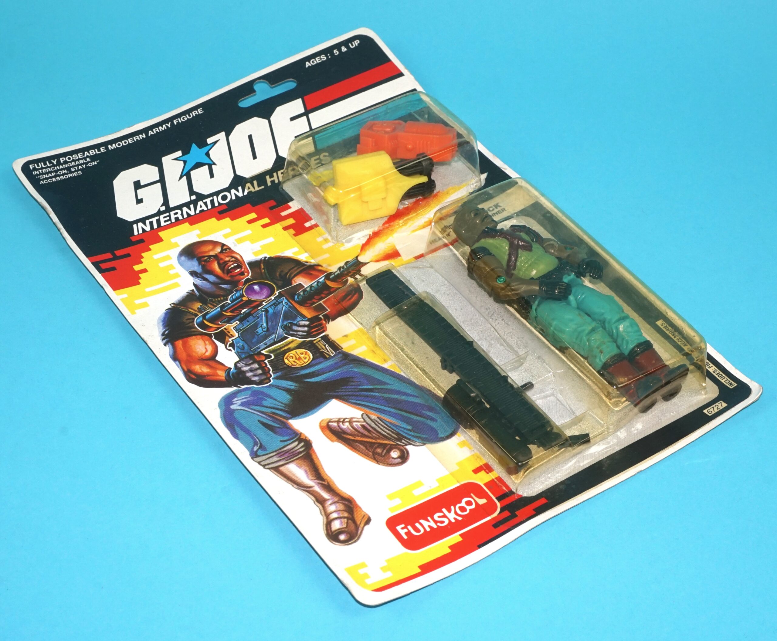 1992 GI JOE ROADBLOCK v4 MOC MOSC 1996 FUNSKOOL INDIA - Image 3