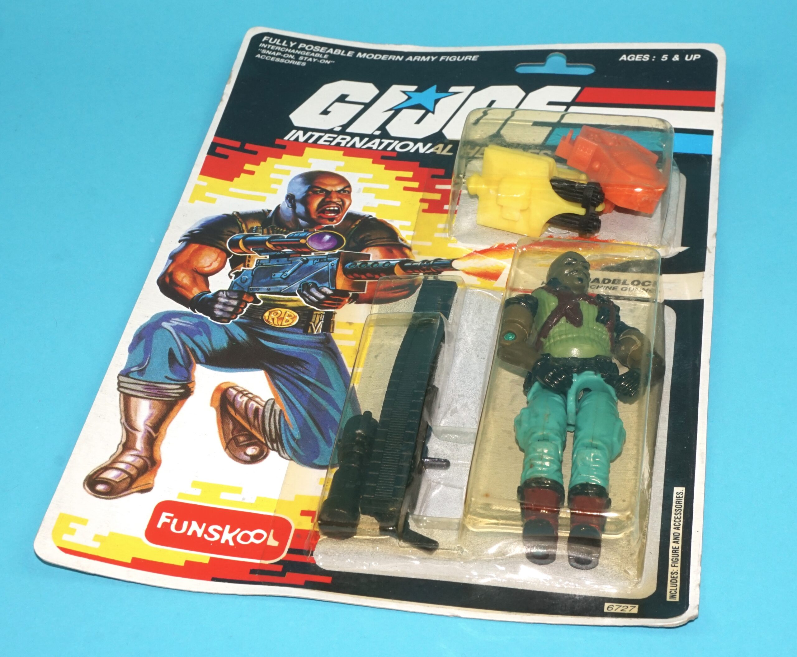 1992 GI JOE ROADBLOCK v4 MOC MOSC 1996 FUNSKOOL INDIA - Image 6