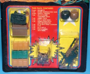 AMERICAN DEFENSE ACCESSORY PACK #1 MOC MOSC US CARD 1985 AGGLO KMART CORPORATION