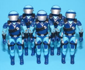 1986 GI JOE MOTOR-VIPER v1 COBRA STUN DRIVER ARMY BUILDER LOT (5) HASBRO