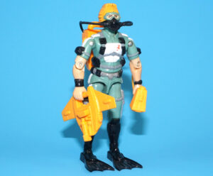 1986 GI JOE WET-SUIT v1 100% COMPLETE C8+ HASBRO