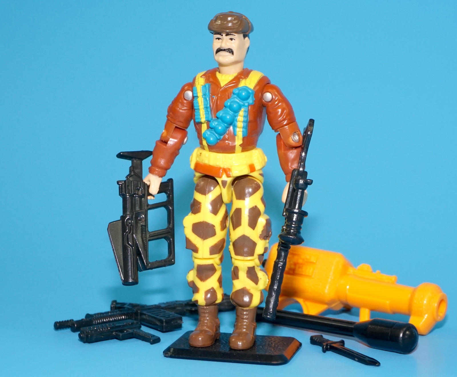 1993 GI JOE LEATHERNECK v3 100% COMPLETE C9+ HASBRO - Image 2