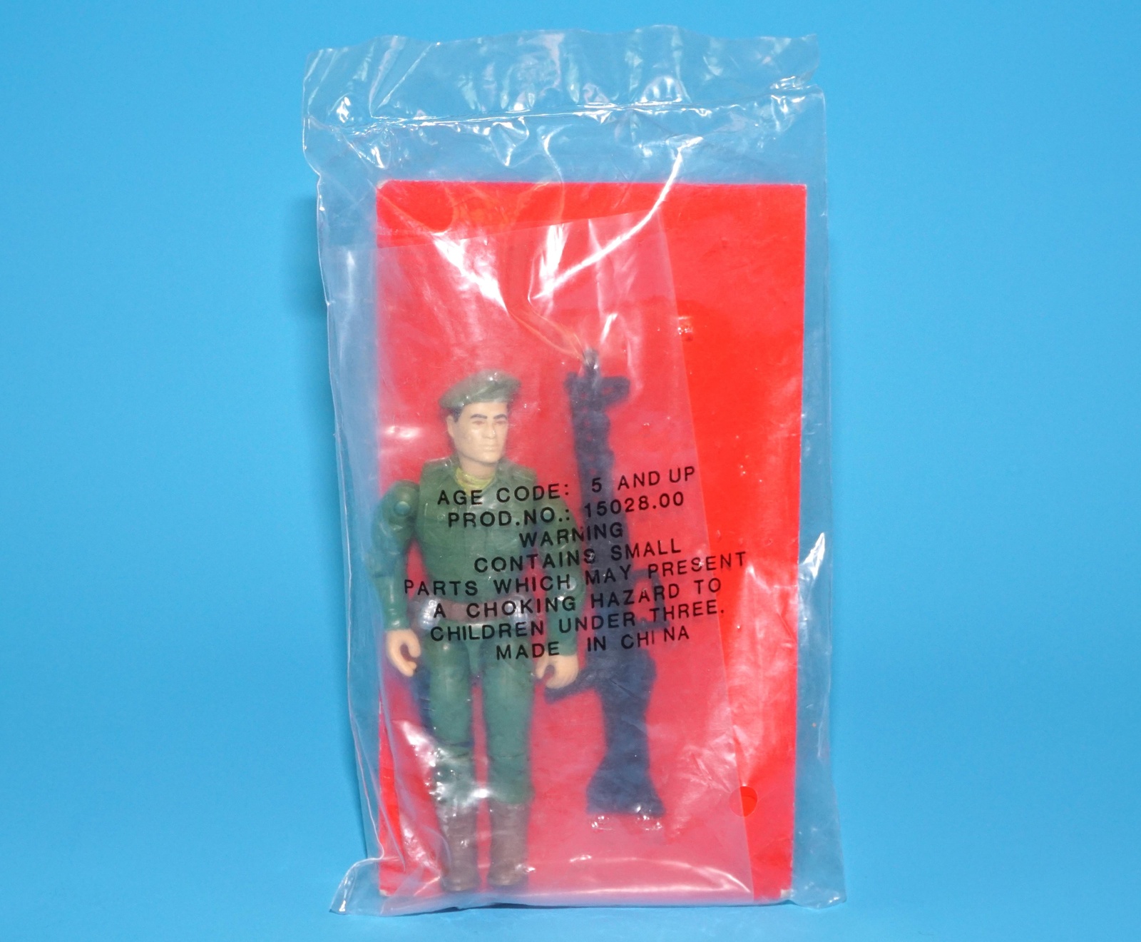 1994 GI JOE G.I. JOE v1 JOSEPH COLTON MAIL AWAY MISB SEALED BAG RED BACK FILE CARD HASBRO - Image 2