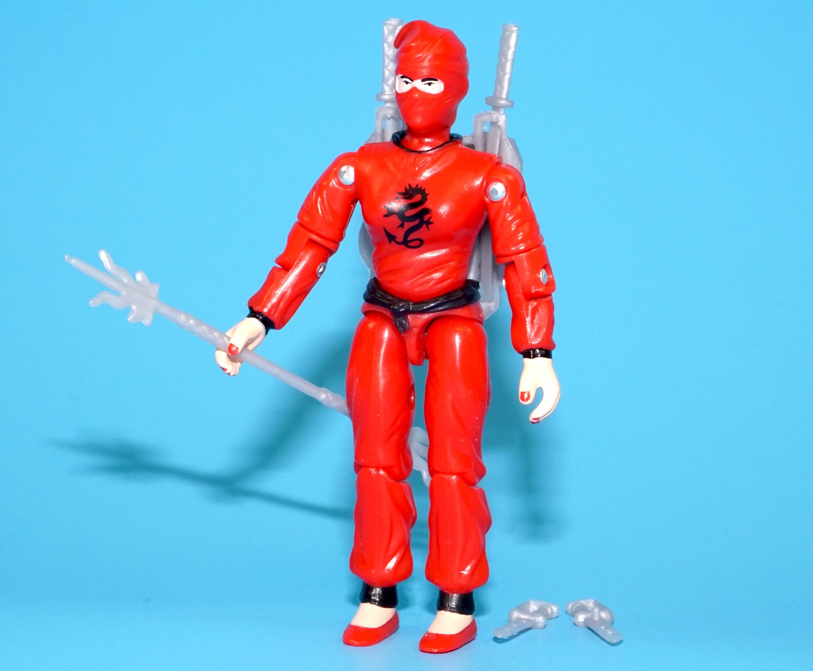 2025 GI JOE JINX VYPRA RED NINJA 100% COMPLETE LADY JAYE TOYS CUSTOM - Image 2