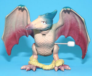 DINOSAURS WORLD PTERANODON WIND UP ACTION FIGURE 1993 NEW RAY TOYS PLOTTER WORKS!