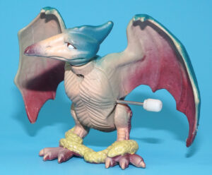 DINOSAURS WORLD PTERANODON WIND UP ACTION FIGURE 1993 NEW RAY TOYS PLOTTER WORKS!