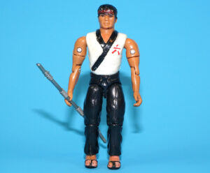 AMERICAN DEFENSE U.S. FORCES KARATE STAR NEAR COMPLETE 1986 REMCO GI JOE KO A-TEAM