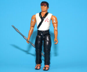 AMERICAN DEFENSE U.S. FORCES KARATE STAR NEAR COMPLETE 1986 REMCO GI JOE KO A-TEAM