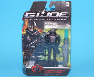 2009 GI JOE ROC COBRA VIPER COMMANDO v23 DESERT AMBUSH MOC MOSC EURO CARD HASBRO