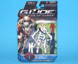 2009 GI JOE ROC STORM SHADOW v36 ARCTIC THREAT MOC MOSC US CARD HASBRO