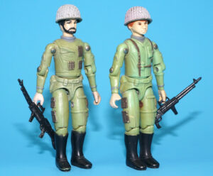 GEN PATCH EVIL ENEMY FLAMER & MORTAR MAN 1982 GALOOB 3 3/4 GI JOE KO A-TEAM READ