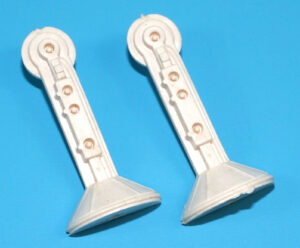 STAR WARS ORIGINAL SPARE PART DROID FACTORY R2-D2 ALTERNATE LEGS (L+R) 1978 KENNER