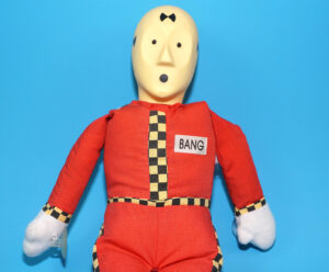 CRASH TEST DUMMIES DUMMY 12″ SOFT TOY BANG WINDOW CLINGER 1992 PLAY BY PLAY