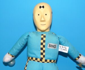CRASH TEST DUMMIES DUMMY 12″ SOFT TOY BING WINDOW CLINGER 1992 PLAY BY PLAY