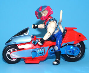 BIKER MICE FROM MARS CHROMOTANIUM BIKE GIFT SET VINNIE’S RADICAL ROCKET SLED 100% COMPLETE 1994 GALOOB