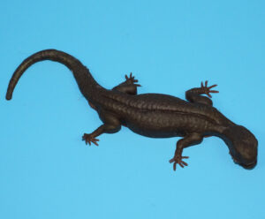 CREEPY CRAWLIES RUBBER JIGGLER TOY LIZARD GECKO 1960s CHINA UGLIES