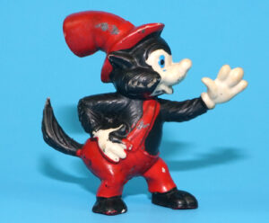 DISNEY MICKEY & FRIENDS PVC TOY FIGURE LI’L BAD WOLF 1960s HEIMO GERMANY