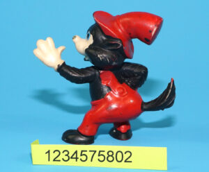 DISNEY MICKEY & FRIENDS PVC TOY FIGURE LI’L BAD WOLF 1960s HEIMO GERMANY