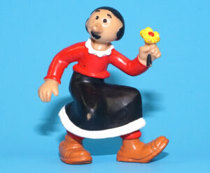 POPEYE THE SAILORMAN PVC FIGURE OLIVE OYL 1981 BULLY W. GERMANY