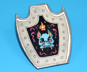 MOTU KO DEFENDERS OF THE PLANETS ORIGINAL SPARE PART CANIS MAJOR ZAARDOOM SHIELD 1985 SPARKLE TOYS