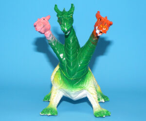 MOTU KO MONSTER 3-HEADED DRAGON HYDRA 1984 DOR MEI REMCO GALAXY FIGHTERS