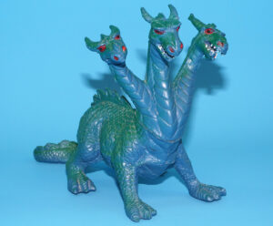 MOTU KO MONSTER 3-HEADED DRAGON HYDRA 1984 DOR MEI REMCO GALAXY FIGHTERS