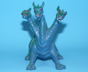 MOTU KO MONSTER 3-HEADED DRAGON HYDRA 1984 DOR MEI REMCO GALAXY FIGHTERS