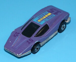 HOT WHEELS COLOR RACERS SHIFTERS PONTIAC LEMANS SILVER BULLET AEROFLASH 1/64 SCALE BLACKWALL 1987 MATTEL