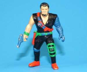 TRASH BAG BUNCH SERIES 1 SGT. WASTENOT PVC FIGURE 1991 GALOOB MIMP BOGLINS