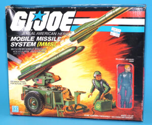 1982 GI JOE M.M.S. MMS MOBILE MISSILE SYSTEM & HAWK v1 MIB US BOX NRFB SEALED CONTENTS HASBRO