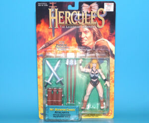 HERCULES THE LEGENDARY JOURNEYS MT. OLYMPUS GAMES ATALANTA MOC MOSC US CARD 1997 TOY BIZ