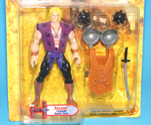 HERCULES THE LEGENDARY JOURNEYS IOLAUS MOC MOSC US CARD 1996 TOY BIZ